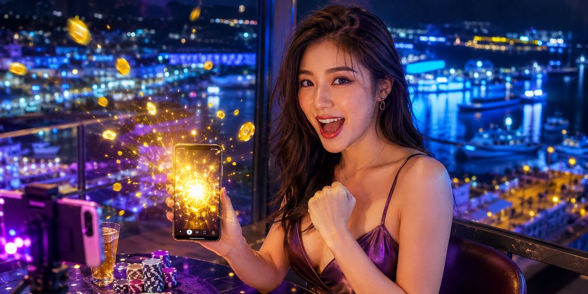 Người dùng tại Phú Quốc nhâm nhi cà phê và đặt cược trực tuyến qua điện thoại buổi sáng